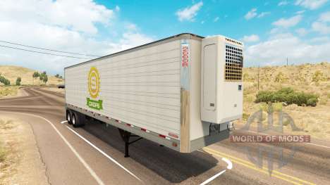 Utility 2000R trailer для American Truck Simulator