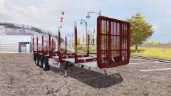Fliegl timber trailer для Farming Simulator 2013