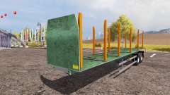 Forestry semitrailer для Farming Simulator 2013