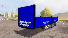 Ekeri bale semitrailer для Farming Simulator 2013
