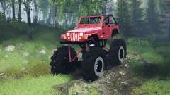 Jeep Wrangler (YJ) mega для Spin Tires