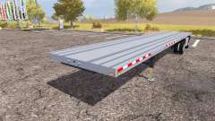 Manac flatbed trailer для Farming Simulator 2013