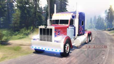 Peterbilt 389 Optimus Prime для Spin Tires