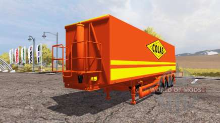 Tipper semitrailer Colas для Farming Simulator 2013