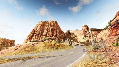 Canyon of speed v1.8 для BeamNG Drive