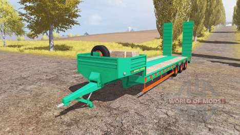 Aguas-Tenias lowboy 3-axis v2.0 для Farming Simulator 2013