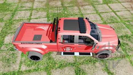 Ford F-450 fire service для Farming Simulator 2017