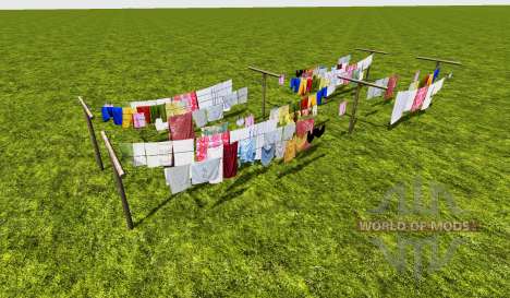 Clothesline double для Farming Simulator 2015