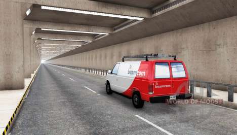 Endless Tunnel для BeamNG Drive