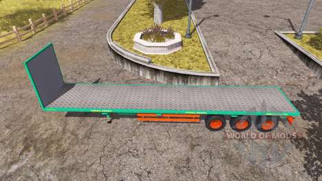 Aguas-Tenias bale semitrailer v2.5 для Farming Simulator 2013