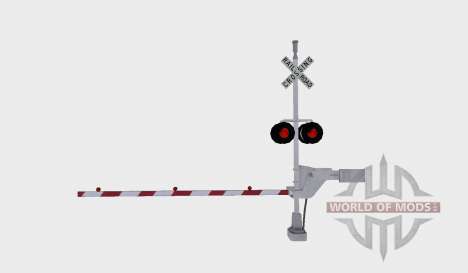 Railroad crossing для Farming Simulator 2015