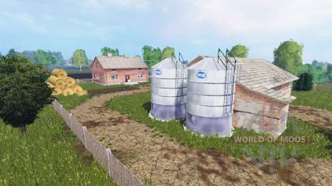 Polish small map для Farming Simulator 2015