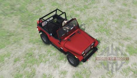 Jeep Wrangler (YJ) 1996 для Spin Tires