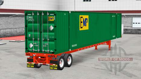 Полуприцеп-контейнеровоз для American Truck Simulator