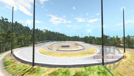 Agassiz speedway v1.01 для BeamNG Drive