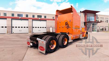 Скин Orange на тягач Peterbilt 389 v1.1 для American Truck Simulator