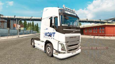 Скин Еконт Експрес на тягач Volvo для Euro Truck Simulator 2