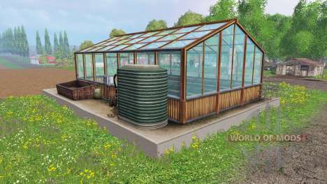 Hemp greenhouse для Farming Simulator 2015
