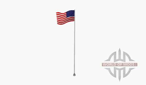 Flag pole USA для Farming Simulator 2015