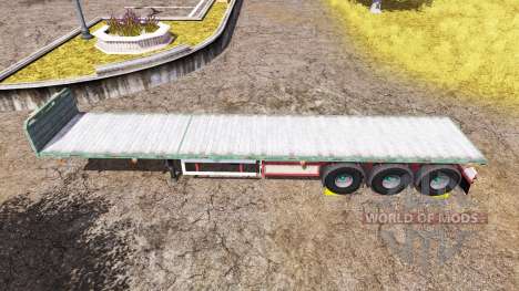 Kogel flatbed trailer для Farming Simulator 2013