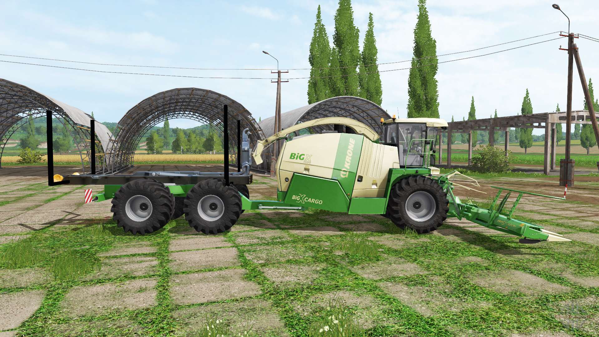 Krone Big X 1100 Itc для Farming Simulator 2017 6389