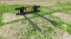 Stoll long pallet fork для Farming Simulator 2017