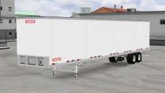 Цельнометаллический полуприцеп Fruehauf для American Truck Simulator