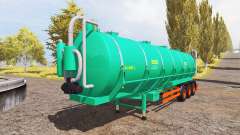 Aguas-Tenias tank manure v2.0 для Farming Simulator 2013