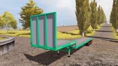 Aguas-Tenias platform trailer v2.0 для Farming Simulator 2013