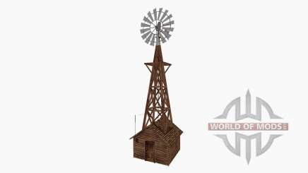 Wind pump tower hut small для Farming Simulator 2015