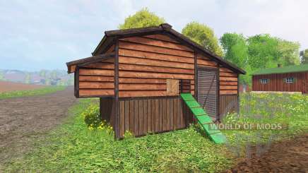 Chicken coop v2.0 для Farming Simulator 2015