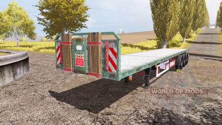 Kogel flatbed trailer для Farming Simulator 2013