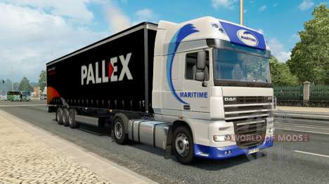 Painted truck traffic pack v2.2.1 для Euro Truck Simulator 2