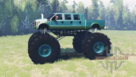 Ford F-350 six doors для Spin Tires