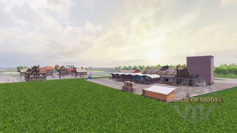 Небольшой посёлок для Farming Simulator 2013