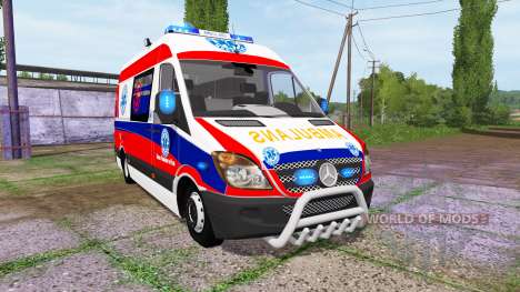Mercedes-Benz Sprinter 311 CDI Ambulance для Farming Simulator 2017