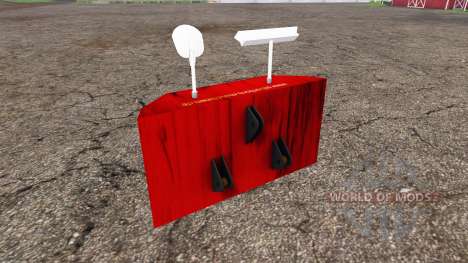 Rear weight v1.1 для Farming Simulator 2015