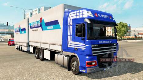 Tandem truck traffic v1.1 для Euro Truck Simulator 2