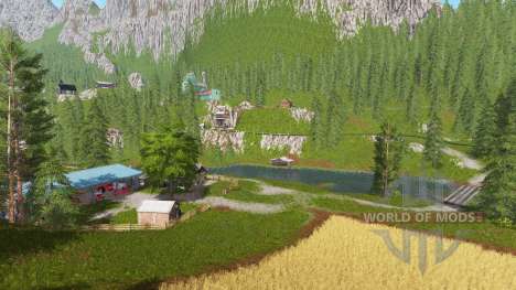 Goldcrest mountains v2.5 для Farming Simulator 2017