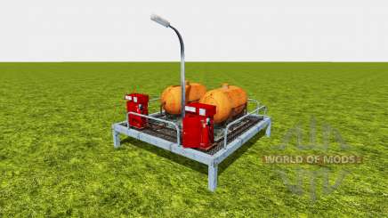 Tanker station v1.15 для Farming Simulator 2015