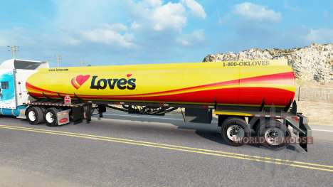 Real company tanker trailers для American Truck Simulator