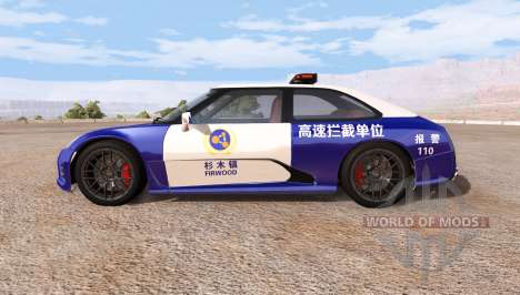 Hirochi SBR4 chinese police v2.7 для BeamNG Drive