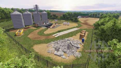Knuston farm для Farming Simulator 2015