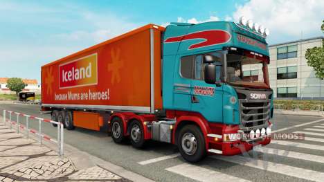 Painted truck traffic pack v2.2.2 для Euro Truck Simulator 2