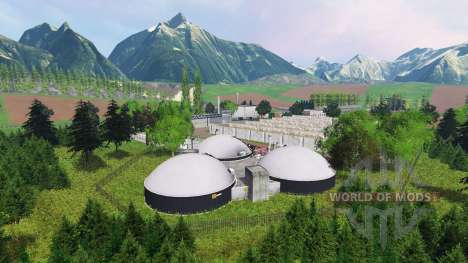 Ammergauer Alpen для Farming Simulator 2015