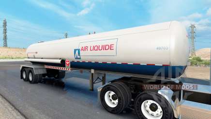 Real company tanker trailers для American Truck Simulator