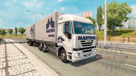 Tandem truck traffic v1.2 для Euro Truck Simulator 2