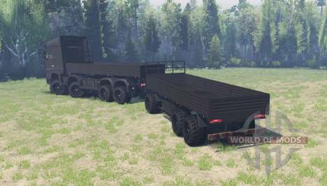 Mercedes-Benz Actros (MP4) chassis для Spin Tires