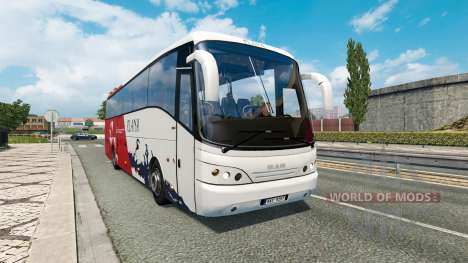 Bus traffic v1.4 для Euro Truck Simulator 2