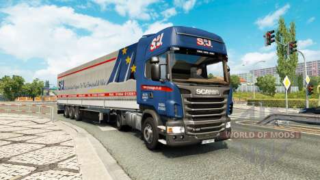 Painted truck traffic pack v2.3.1 для Euro Truck Simulator 2